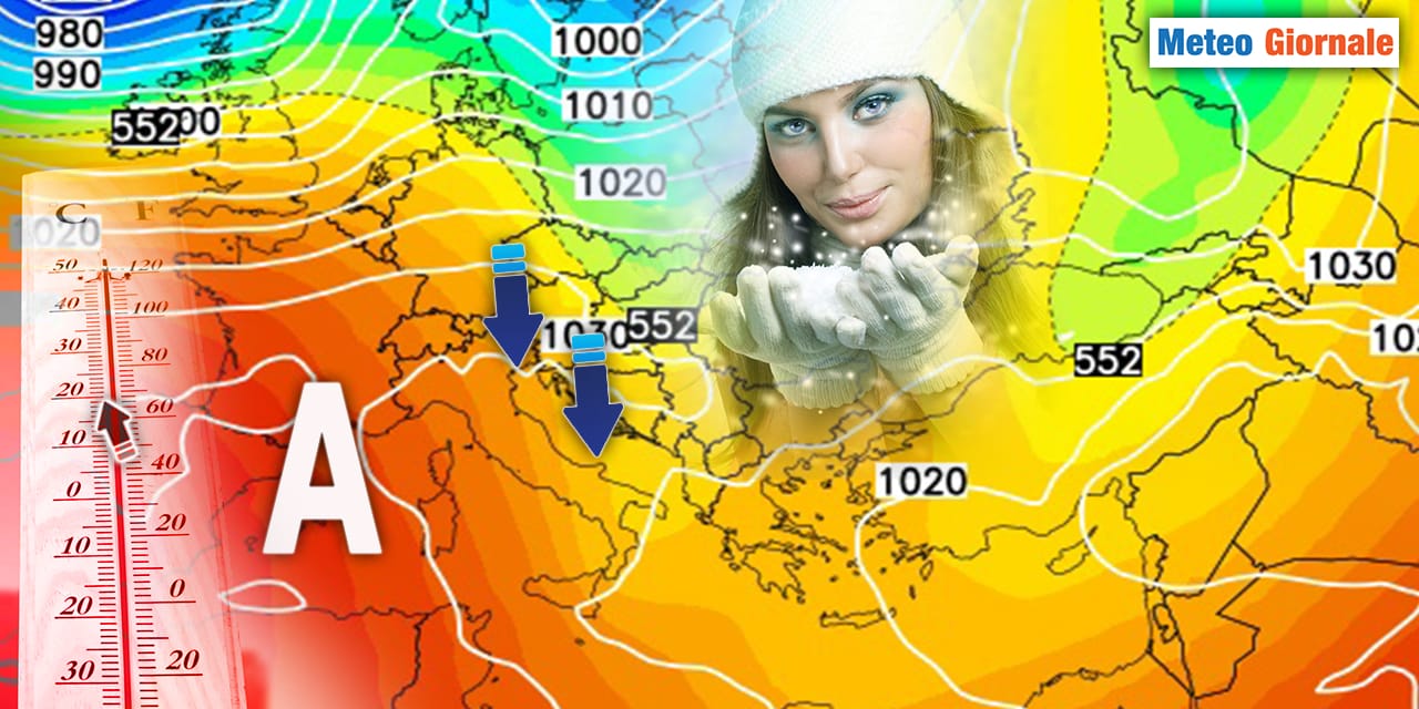 METEO 15 giorni, Anticiclone sì ma con insidie fredde orientali