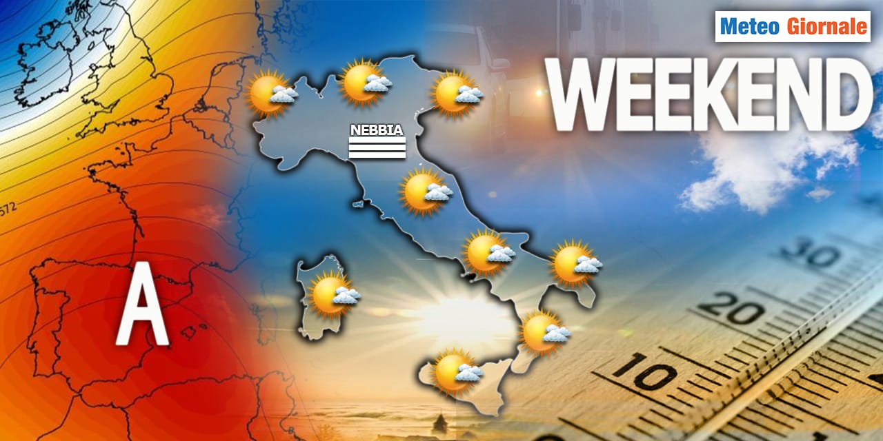 Meteo weekend: Boom dell’alta pressione, ma non sarà solo caldo bel tempo