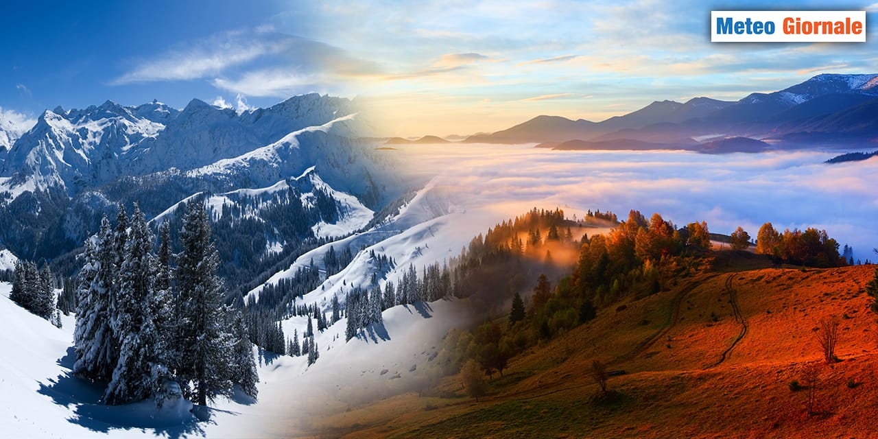 Su molte regioni non c'è NEVE: meteo INVERNALE latitante
