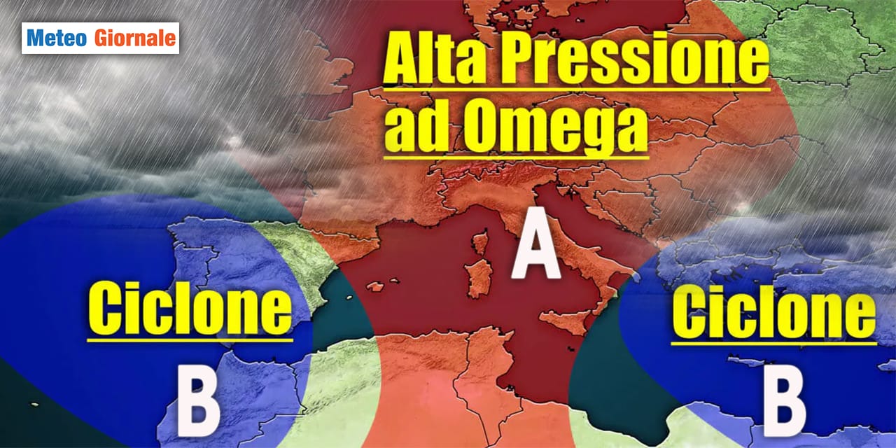 Blocco a "Omega", la configurazione meteo "mangia INVERNO"