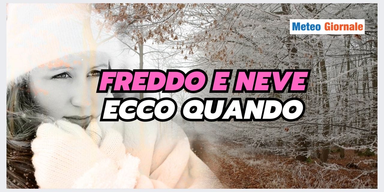 Inverno in piena forma, il meteo promette freddo e neve