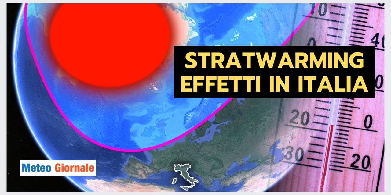 Meteo: riscaldamento stratosferico e freddo artico