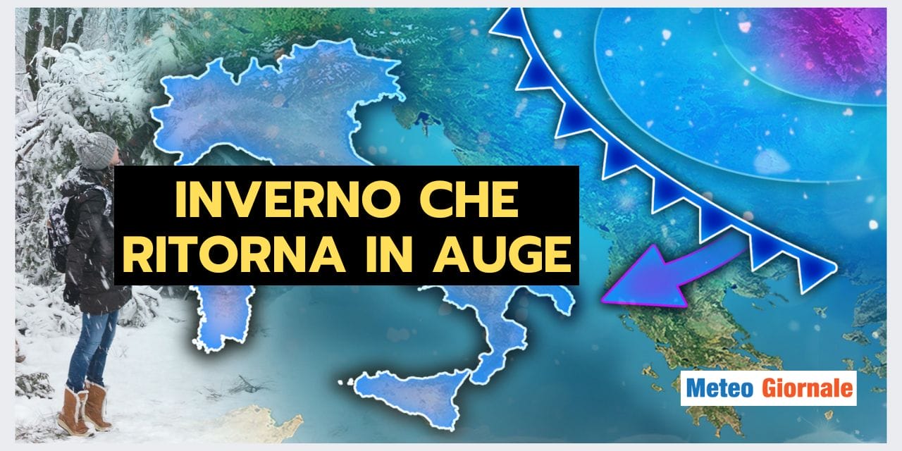 Inverno in auge: meteo freddo fino a FEBBRAIO