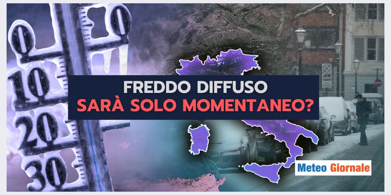 Meteo: arriva il FREDDO in Italia, sarà solo temporaneo?