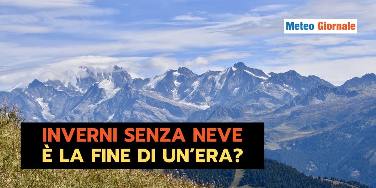 Inverni MITI e SENZA NEVE: meteo ciclico o colpa dell'Uomo?
