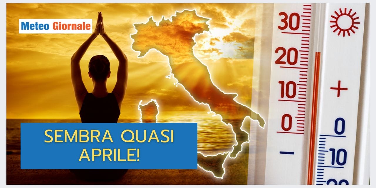 Meteo: Febbraio o Aprile? Ancora anomalie spaventose