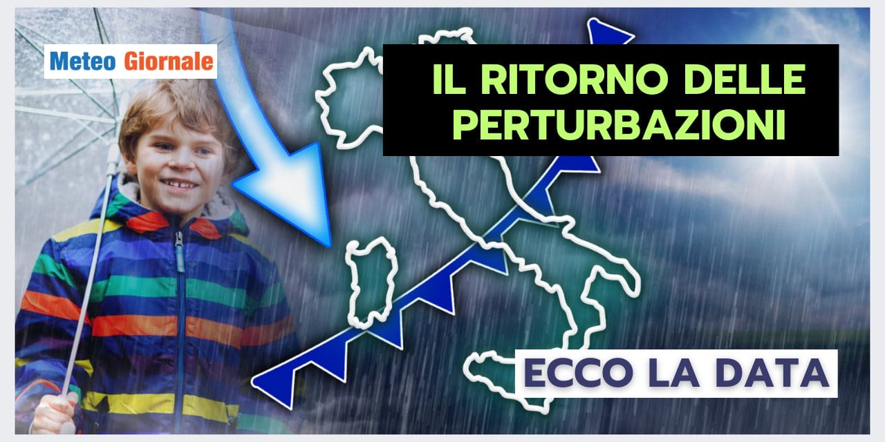 Meteo: ritorno di pioggia e neve, ecco quando