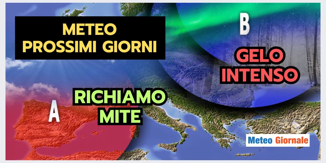 Meteo gelido in Europa, ma per l'Italia brutte sorprese