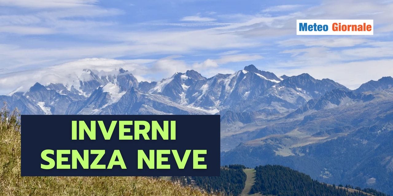 Meteo: Inverni SENZA NEVE, uno scenario ricorrente