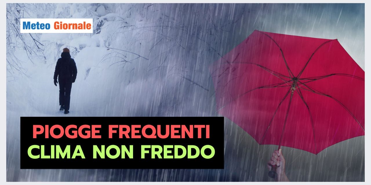 Meteo 7 giorni: ombrello sì, cappotto pesante no
