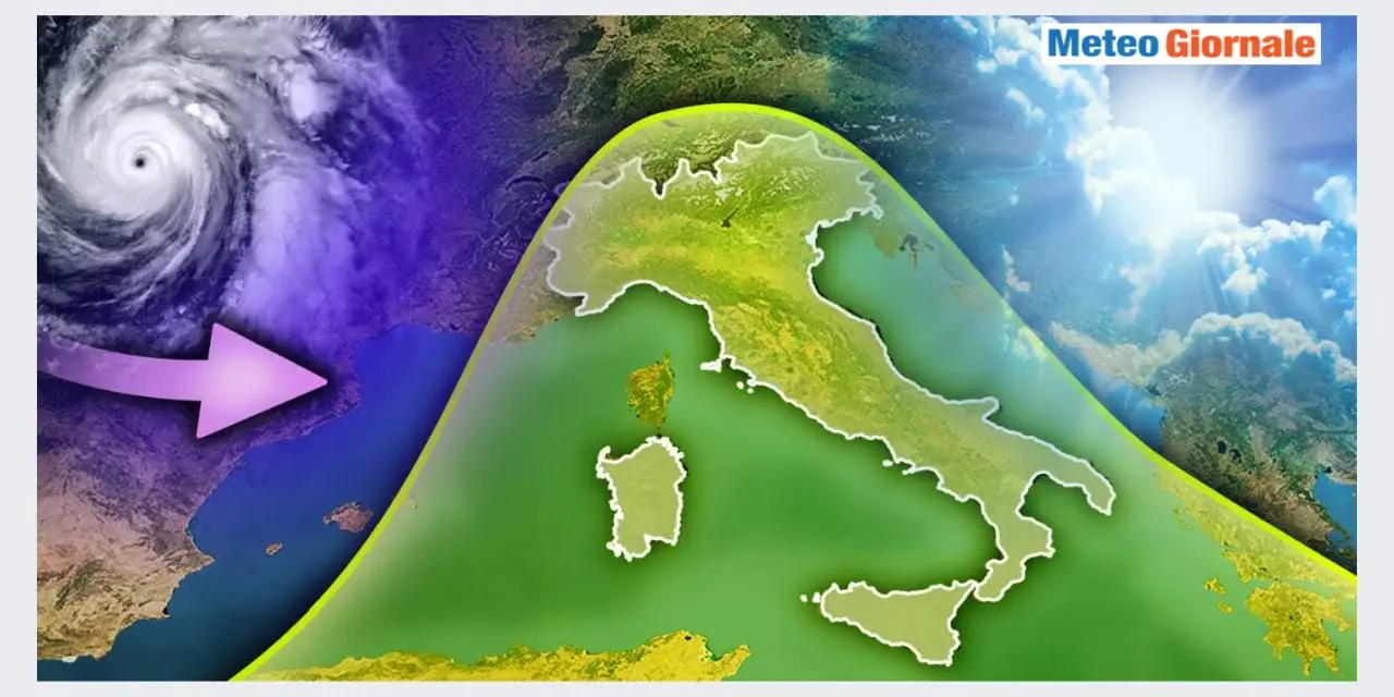 L'Anticiclone durerร a lungo sull'Italia