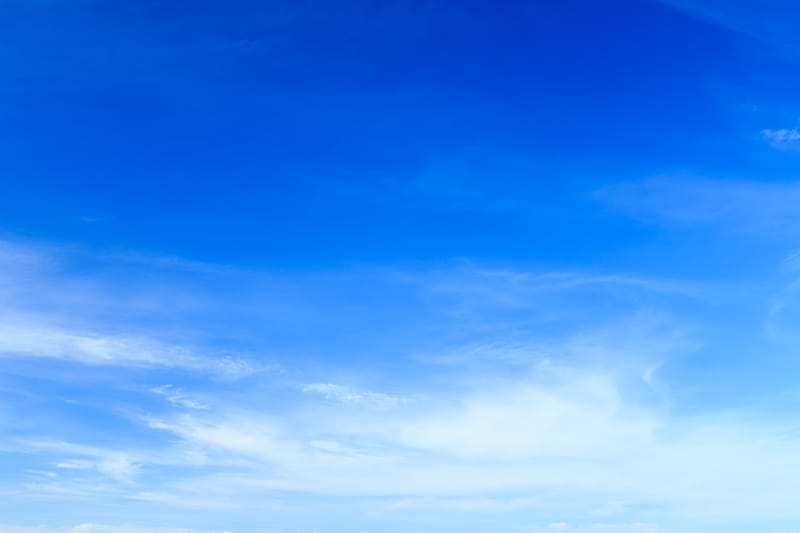 Curiosità meteo sul blu intenso del cielo in inverno