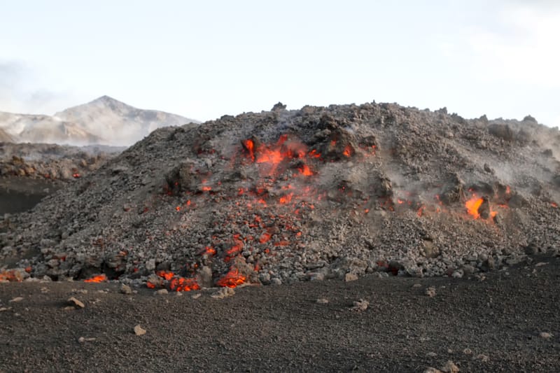 Inizio dell’eruzione a nord di Grindavík, Islanda