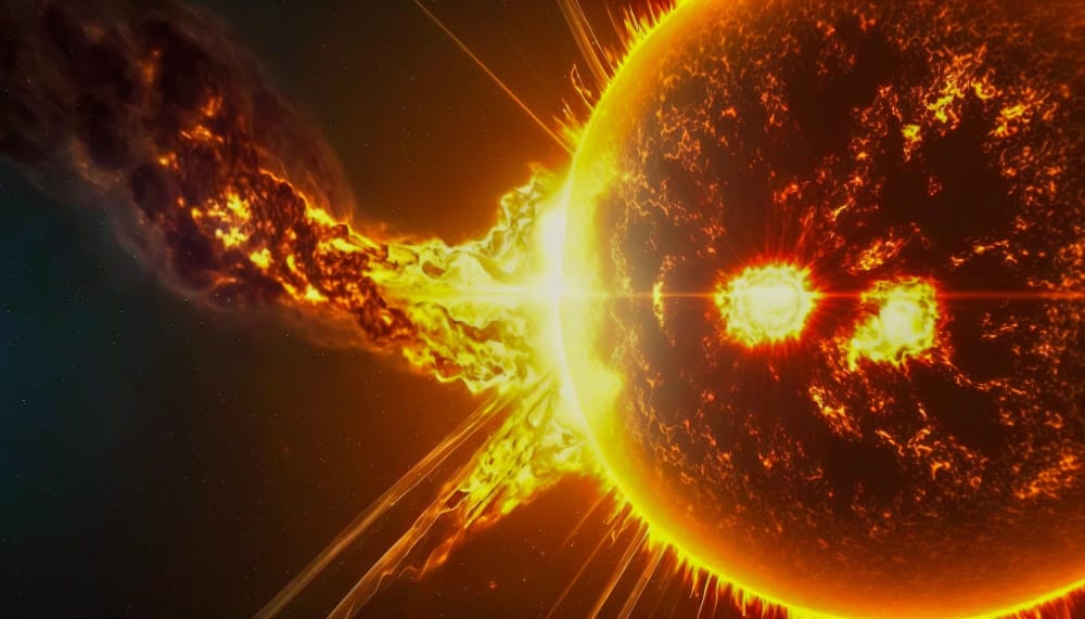 Intensa eruzione solare in atto, gli effetti sulla Terra