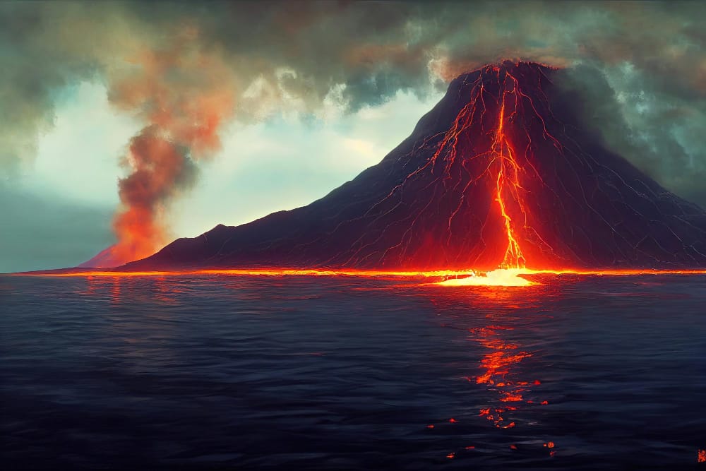 Allerta per l’erurzione del vulcano Ambrym a Vanuatu