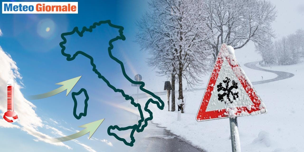 Meteo weekend tra freddo e anche neve, poi clamoroso colpo di scena