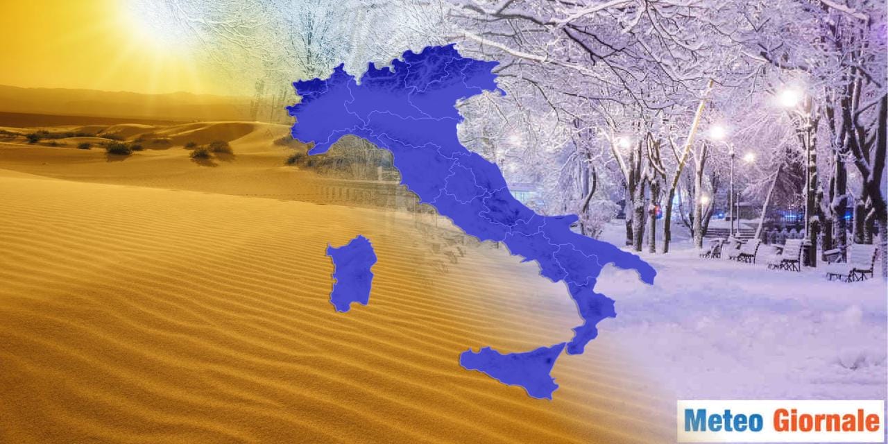 Meteo: braccio di ferro fra Gelo e Anticiclone Africano, l’Italia nel mezzo