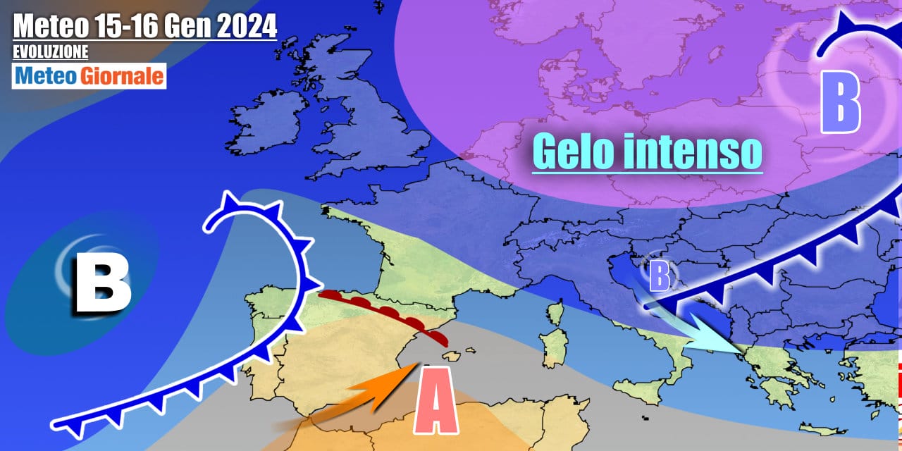 Meteo Italia: dal freddo alla pioggia, cambierà tutto in settimana