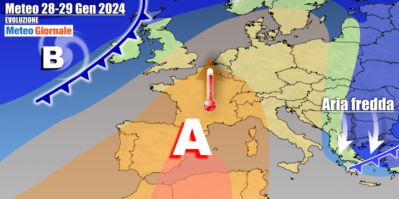 Meteo Italia: caldo anomalo nel cuore dell’Inverno, anticiclone senza fine