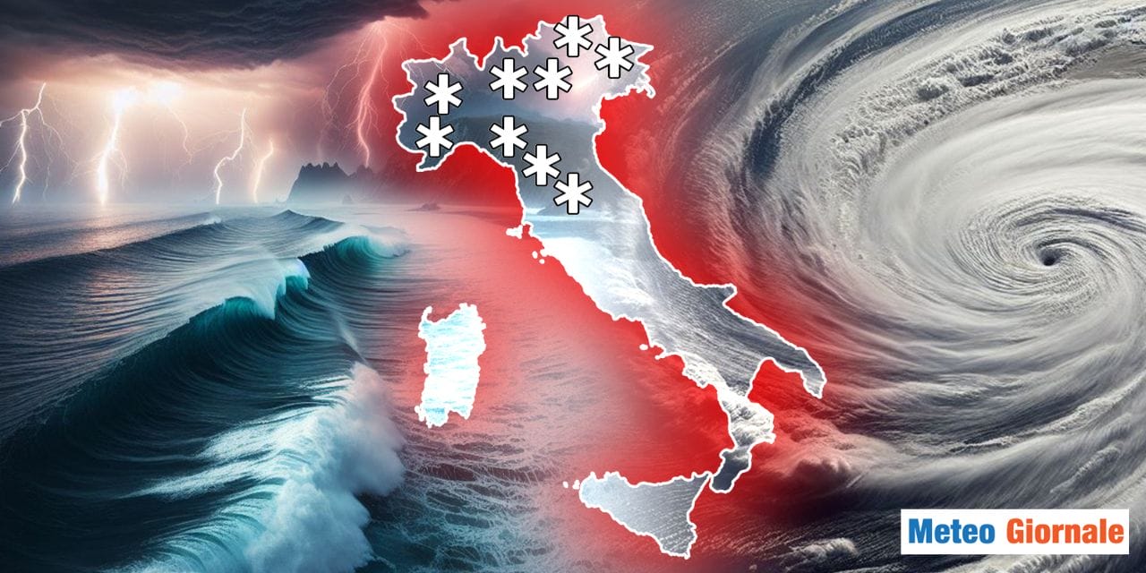 Meteo, prossime 24 ore atteso sino un metro di neve