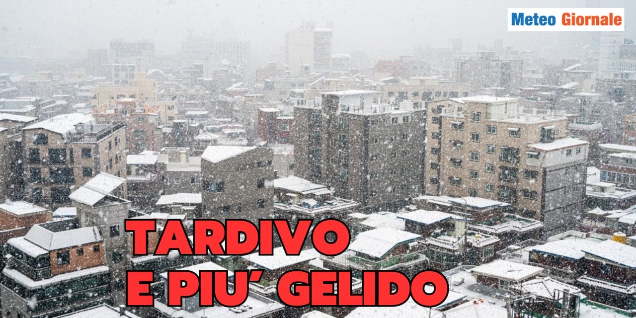 Meteo, il freddo nord americano in Italia