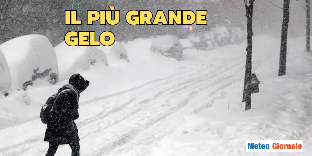 Meteo. Il gelo più freddo del secolo. Improvvisamente