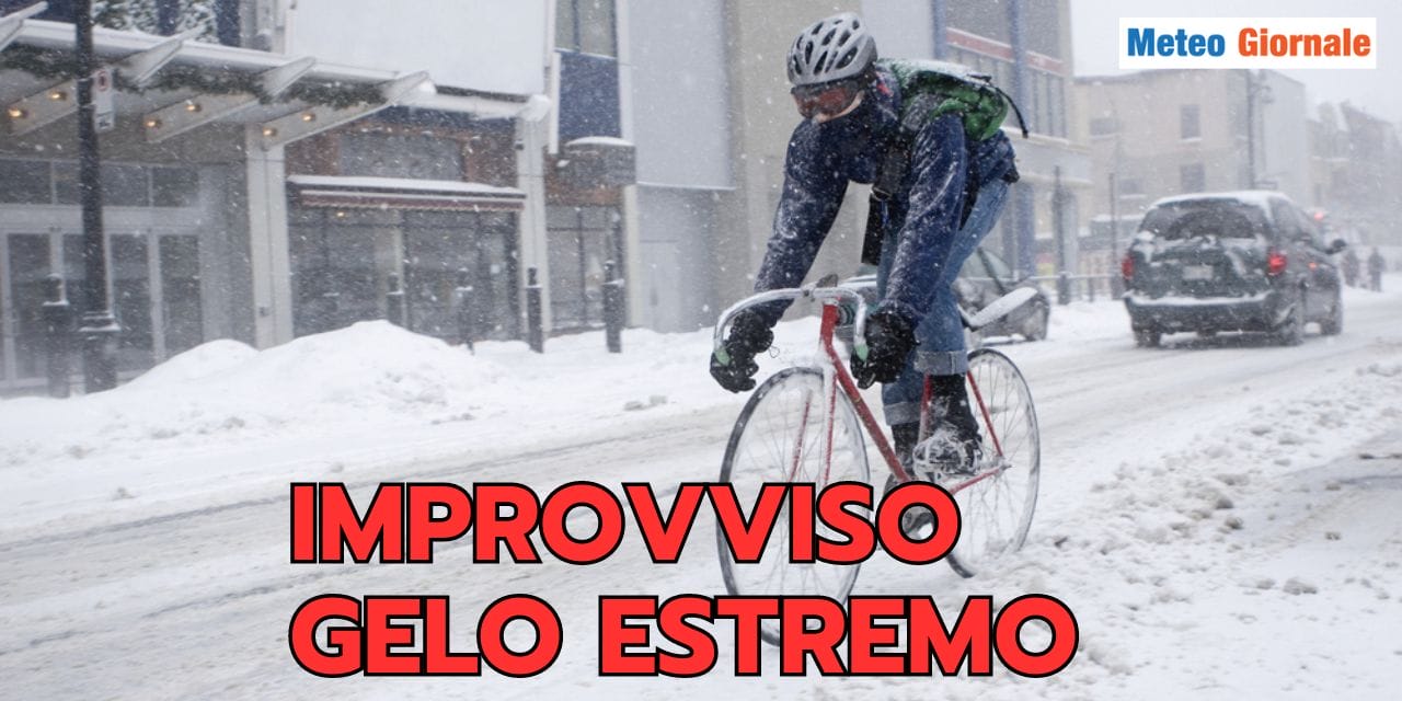 Meteo, il gelo più intenso. Nevicate di maggiore intensità