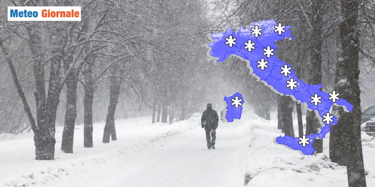 Meteo: previsione di Gelo e Neve ecco quando in Italia
