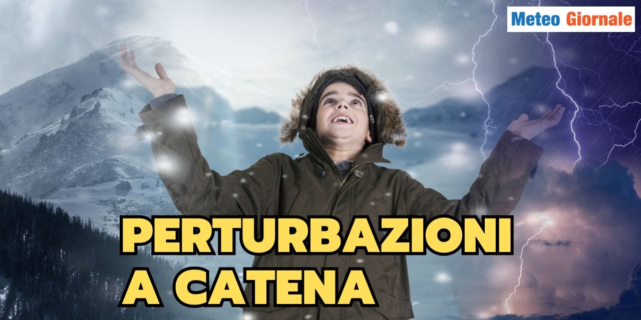 Cambiamento: meteo con nubi, piogge e temporali, poi colpo di scena gelido: rischio neve
