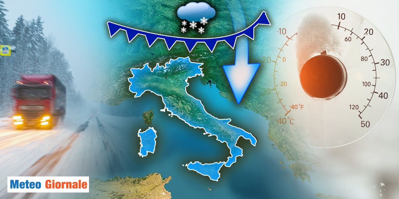 Meteo: arriva il crollo delle temperature, inverno pronto a cambiare