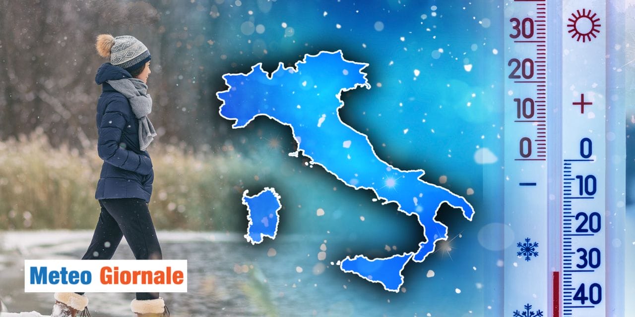 Meteo: la neve a bassa quota tra poche ore, le regioni coinvolte