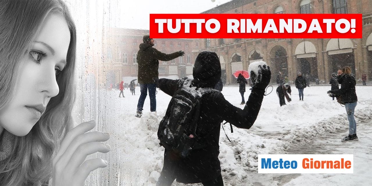 Meteo: le forti nevicate invernali, tutto rimandato a...