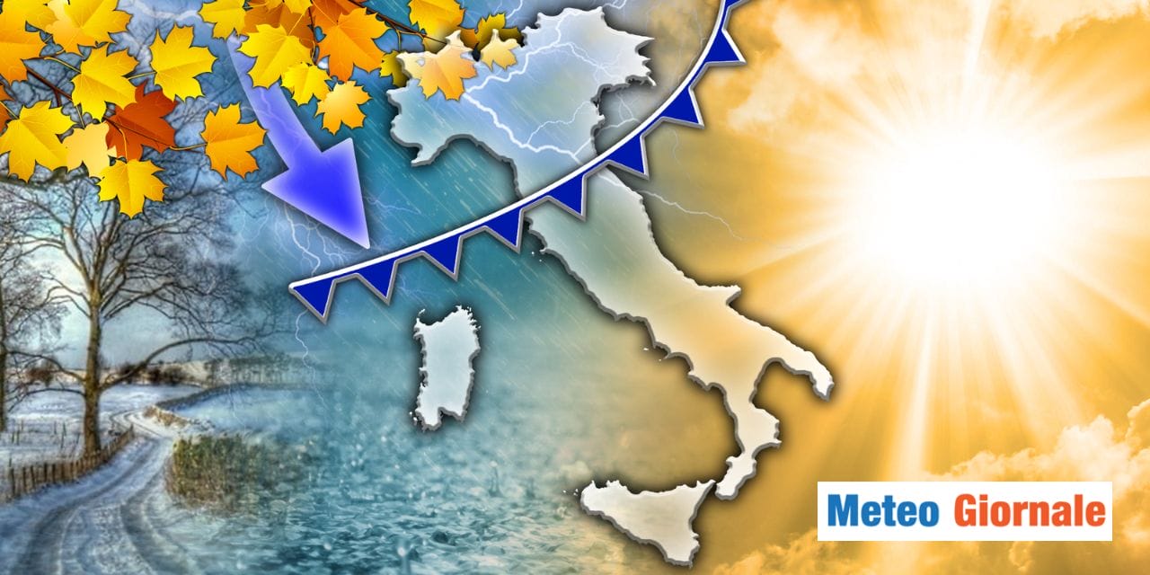 Meteo: maltempo a più riprese, ma temperature esagerate