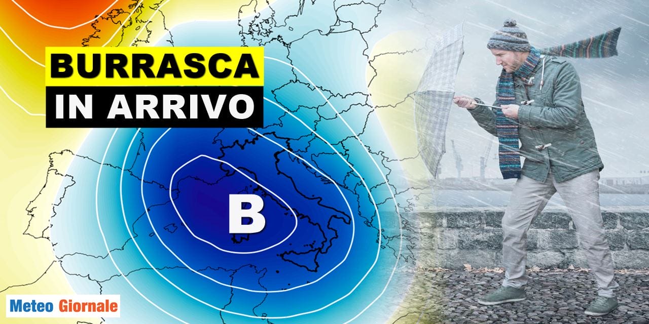Meteo: maltempo con venti tempestosi in arrivo: sarà un fine settimana dell'Epifania agitato