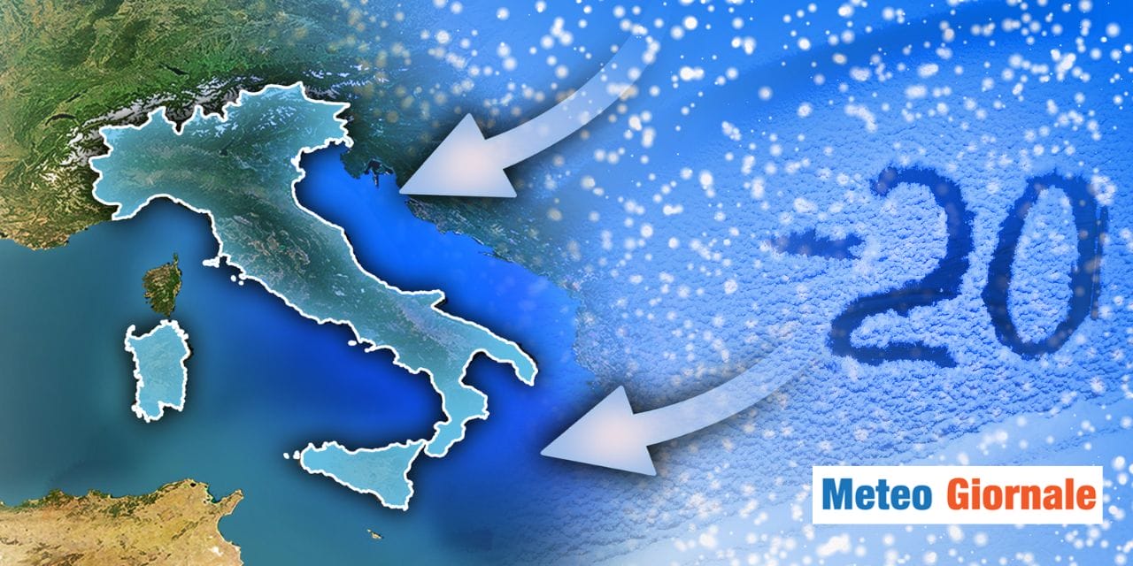 Meteo: vortice polare in tilt, l'Italia tra i due fuochi