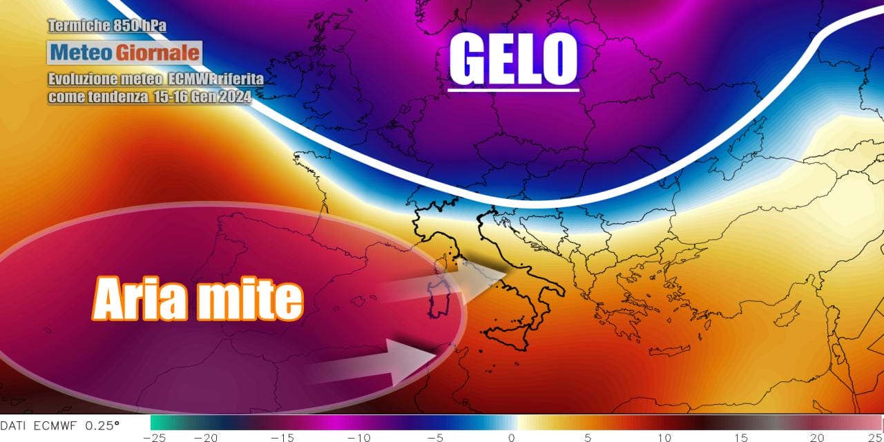 Meteo: colpo di scena da metà Gennaio, l’Inverno cambia marcia