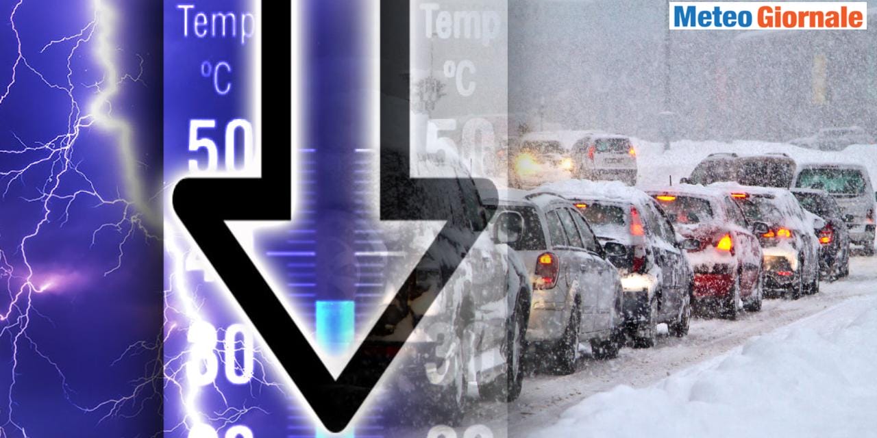 Meteo: grandi manovre con ritorno a sorpresa della neve a bassissima quota