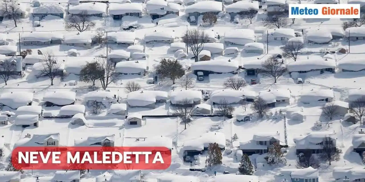 Meteo, la città dove si rischia la vita per le tempeste di neve