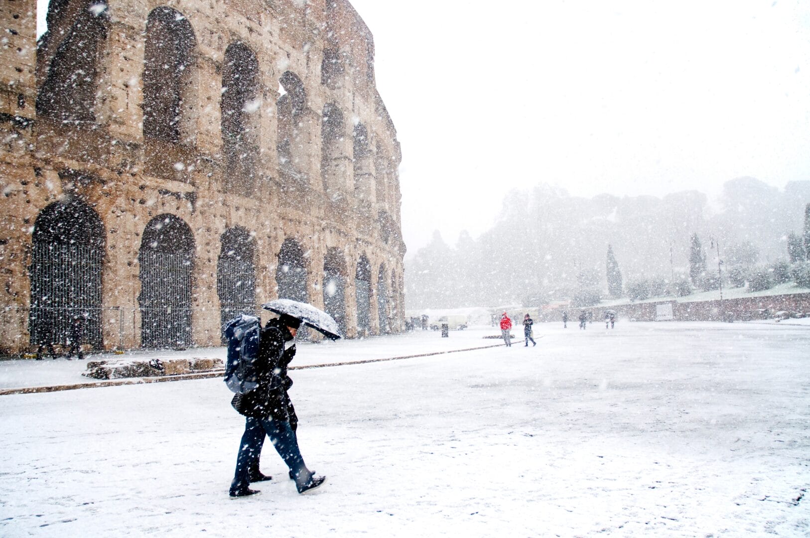 Meteo ROMA: dalla nevicata alla grande neve
