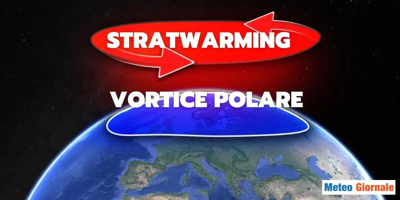 Vortice Polare messo in crisi dallo Stratwarming