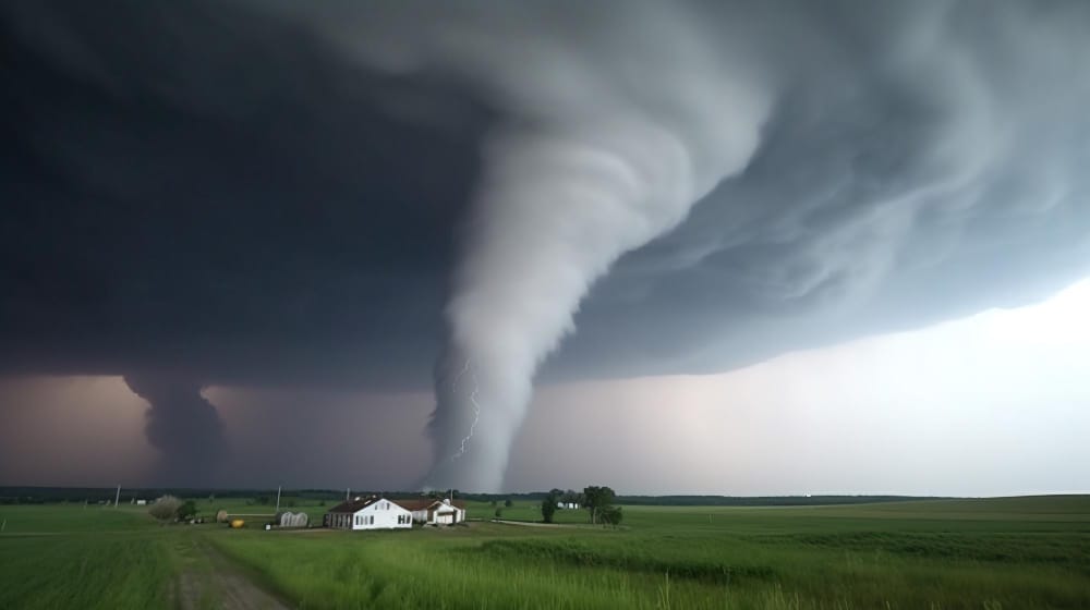 Un raro tornado invernale colpisce il Belgio causando gravi danni