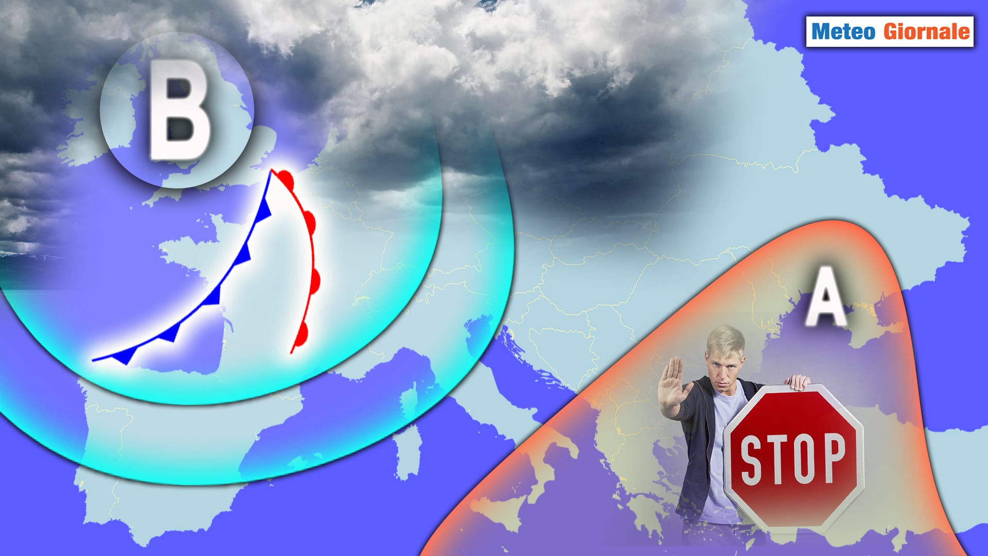 Anticiclone stop, tracollo METEO imminente