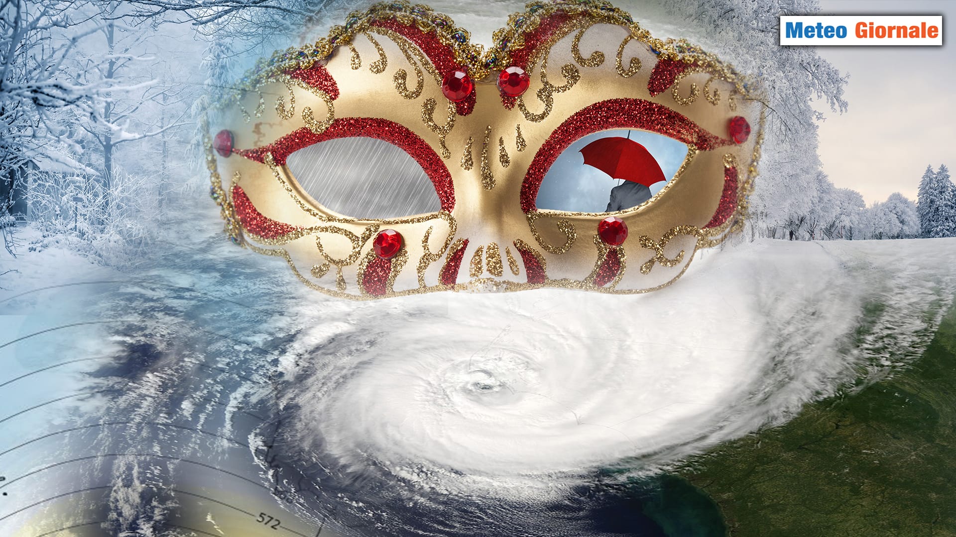 Meteo: arriva il Vortice di Carnevale, carico di pioggia, vento e Neve