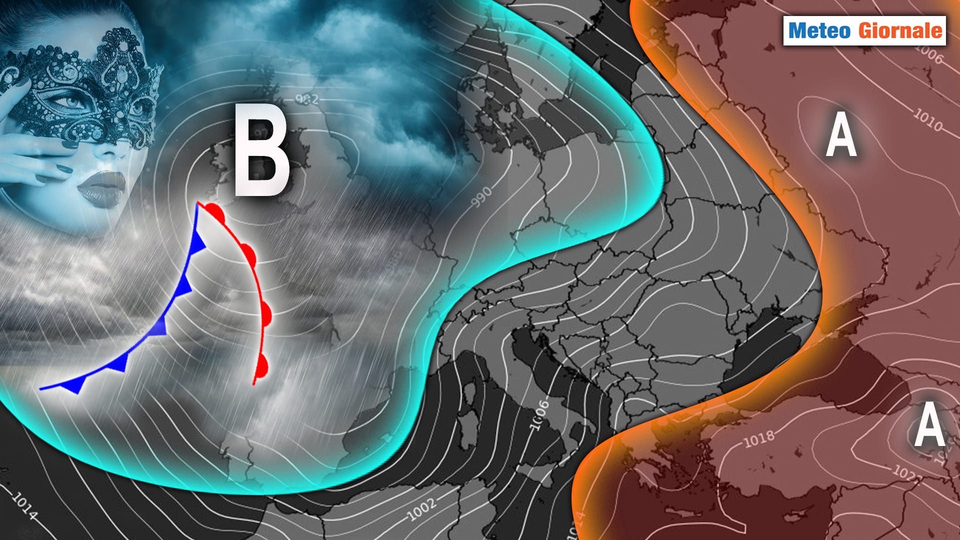Meteo verso Carnevale: l’Inverno si maschera d’Autunno