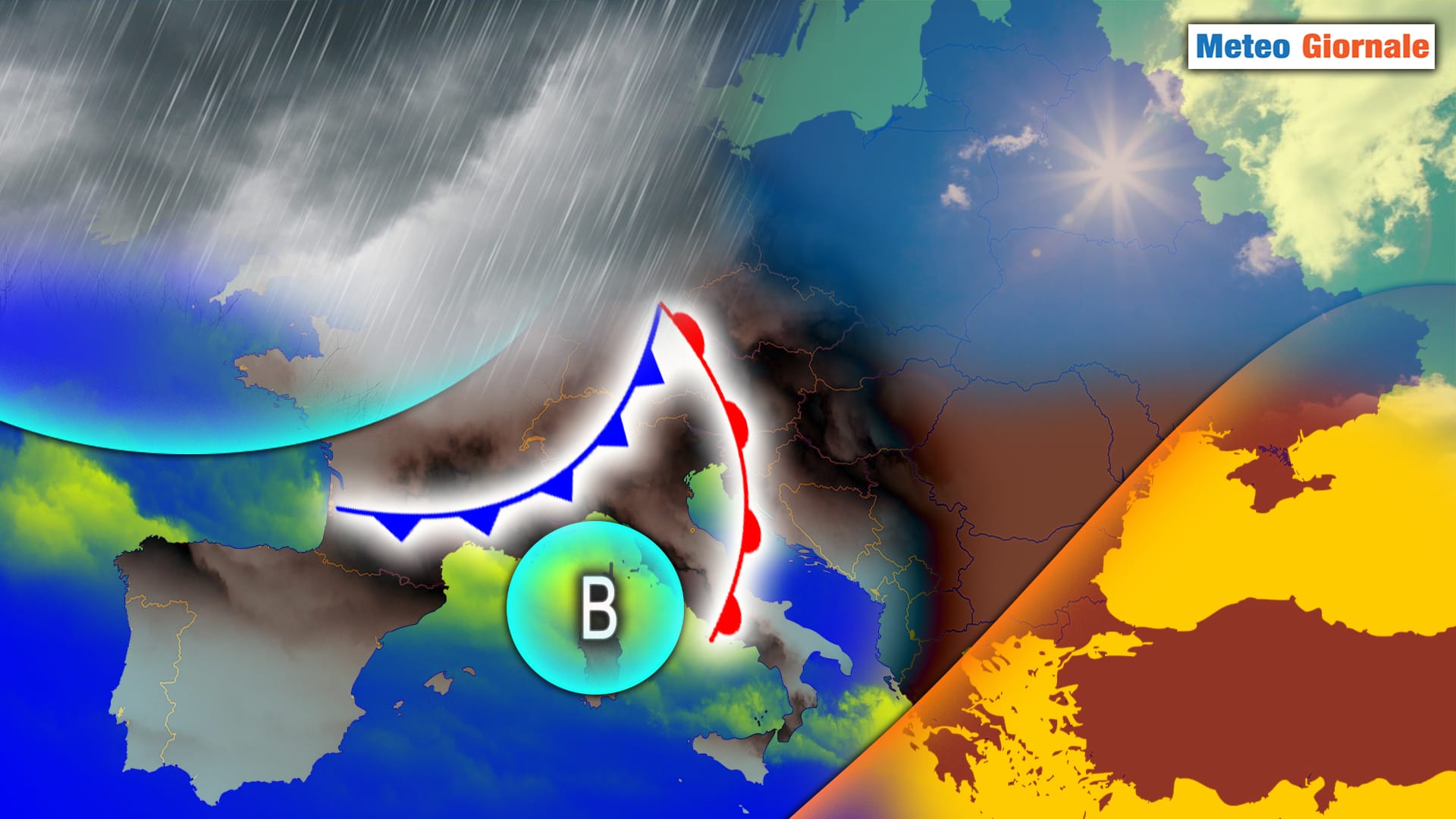 Meteo: arriva il Maltempo di Carnevale con pioggia e neve. Sarà un Weekend turbolento!
