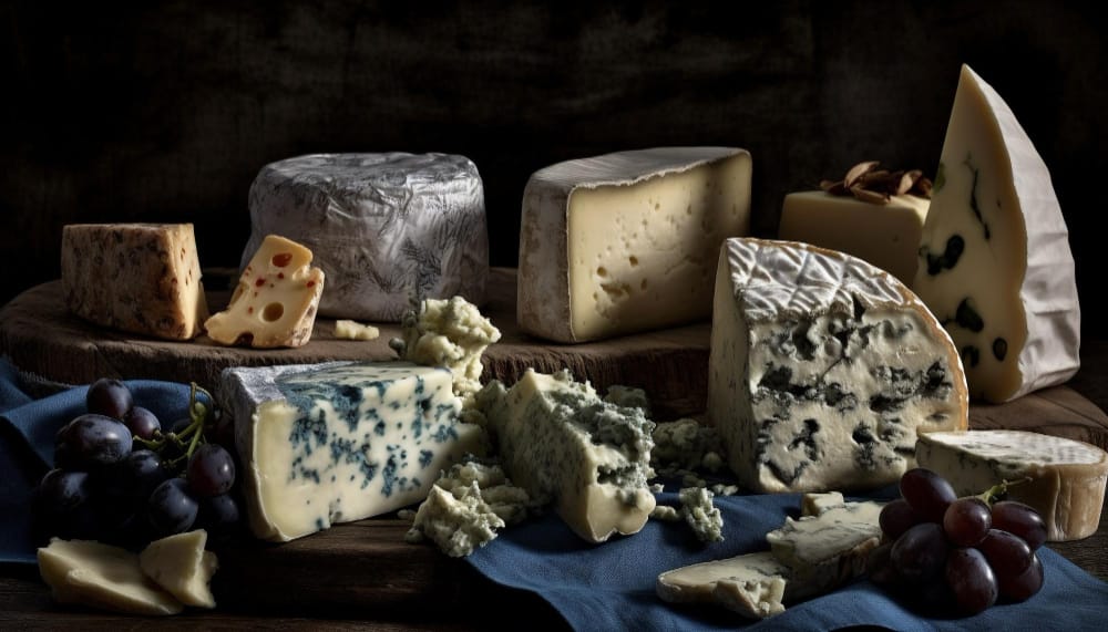 Nuova gamma di colori per formaggi blu creati in una svolta gustosa