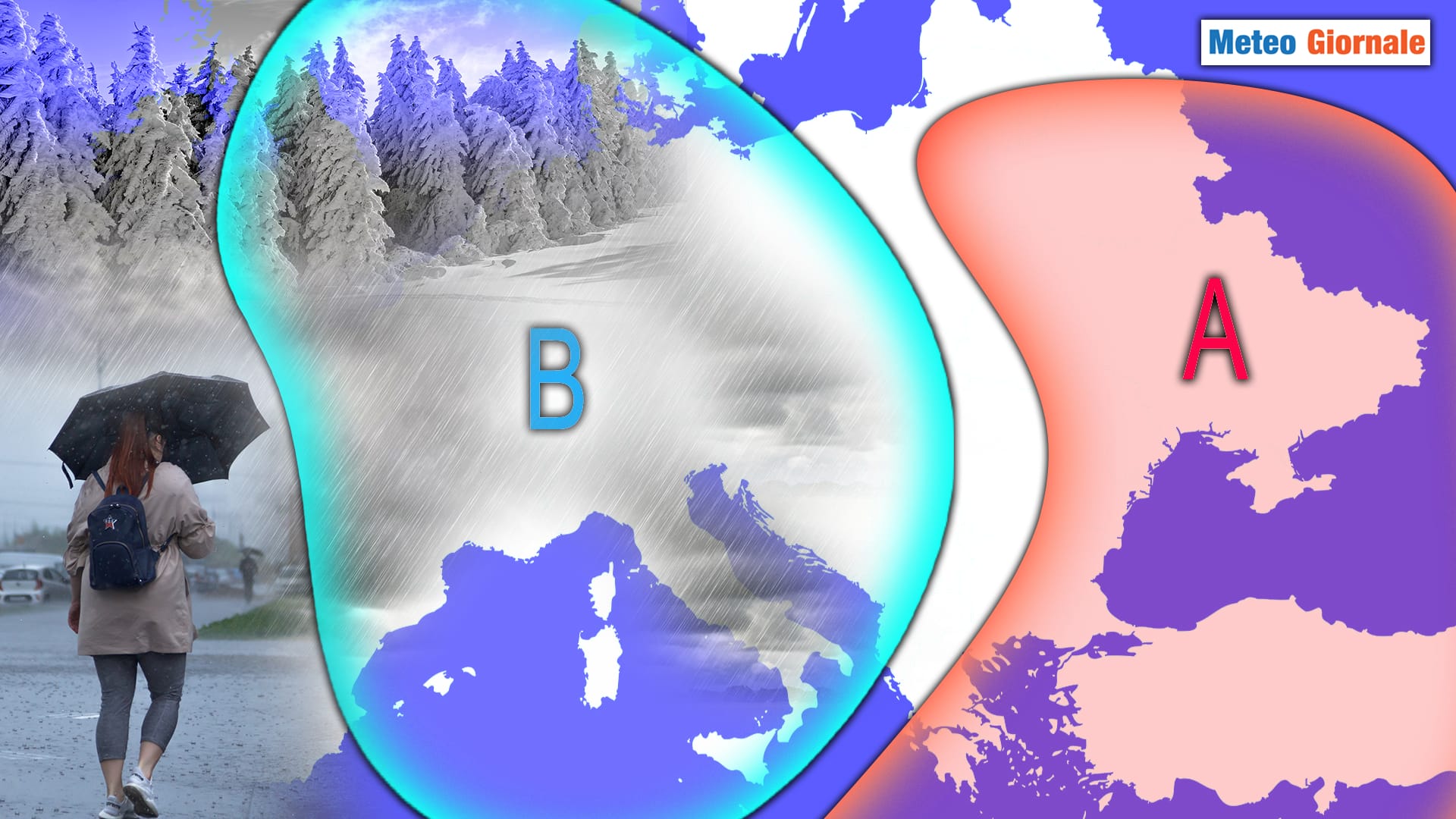 METEO 15 giorni, maltempo intenso e persistente
