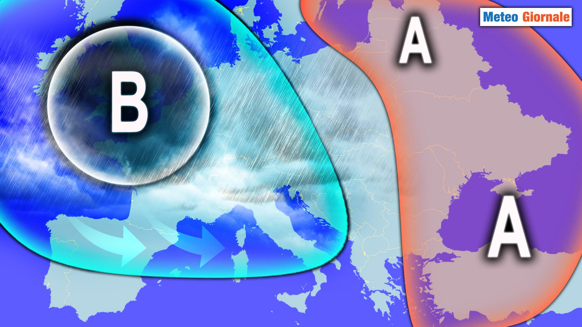Tutto il METEO nelle mani dell'Atlantico