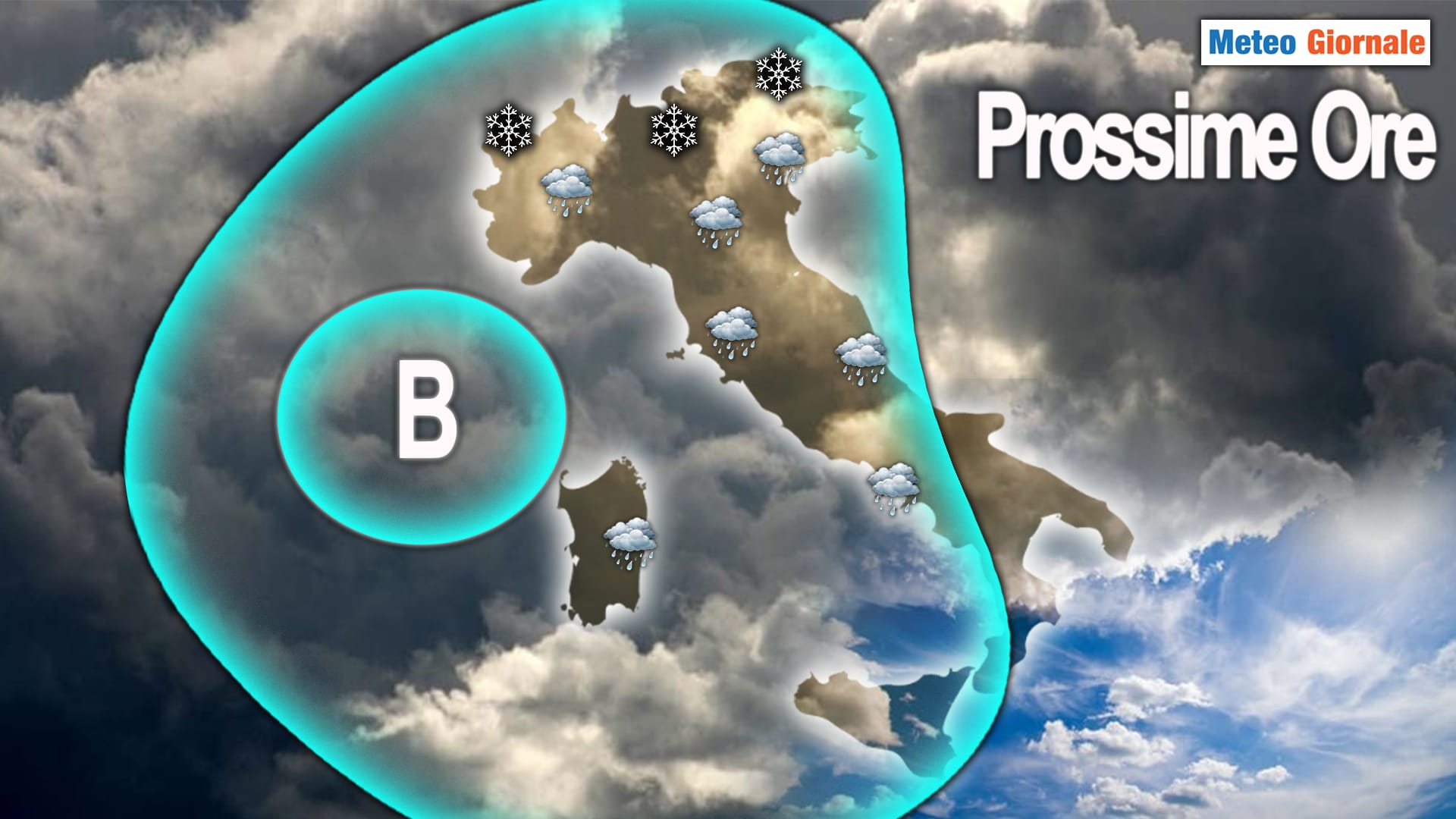 Meteo Prossime Ore: Nuovo ciclone colpisce l’Italia. Vediamo gli effetti