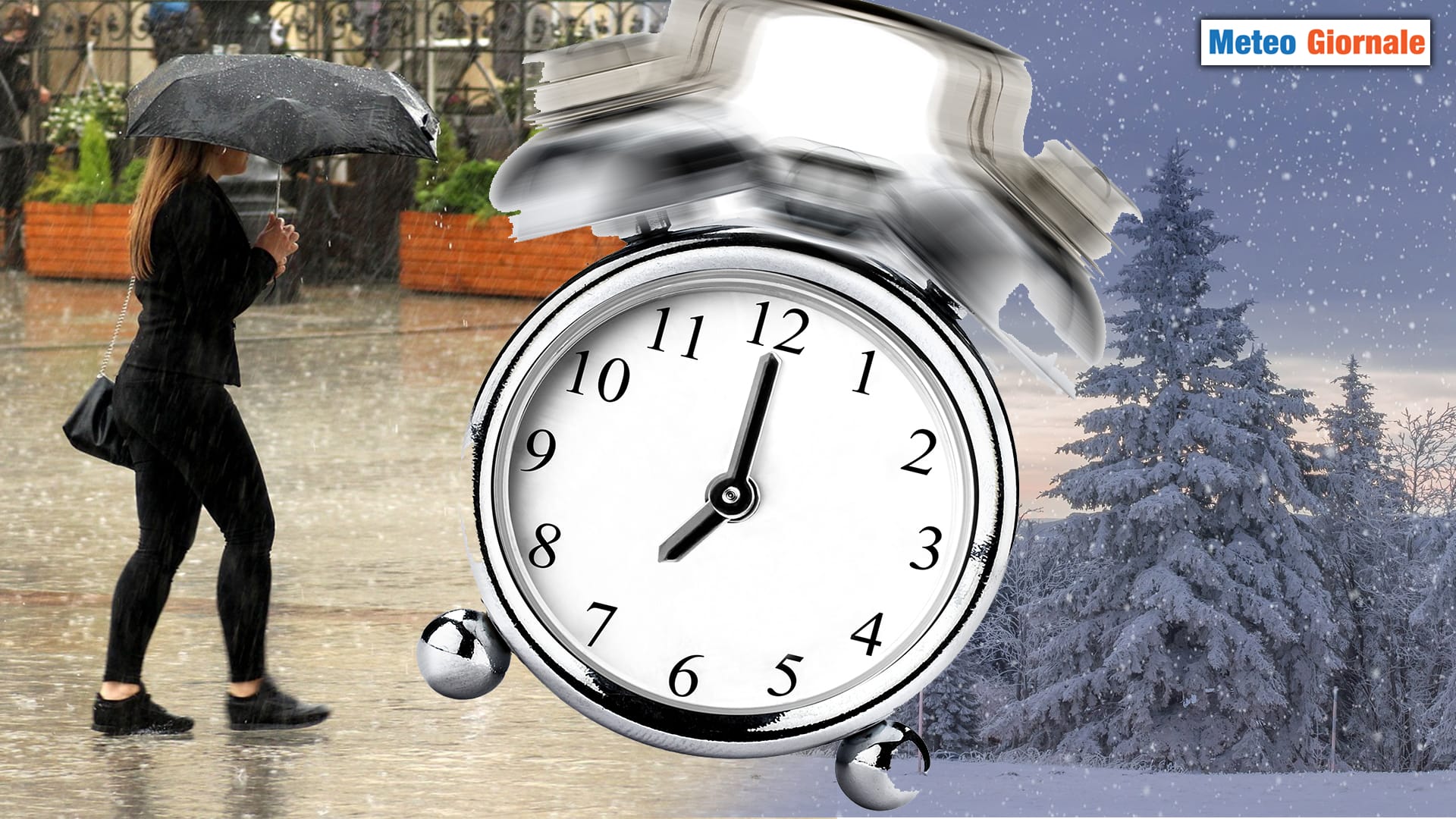 Suona la sveglia meteo delle PIOGGE e della NEVE